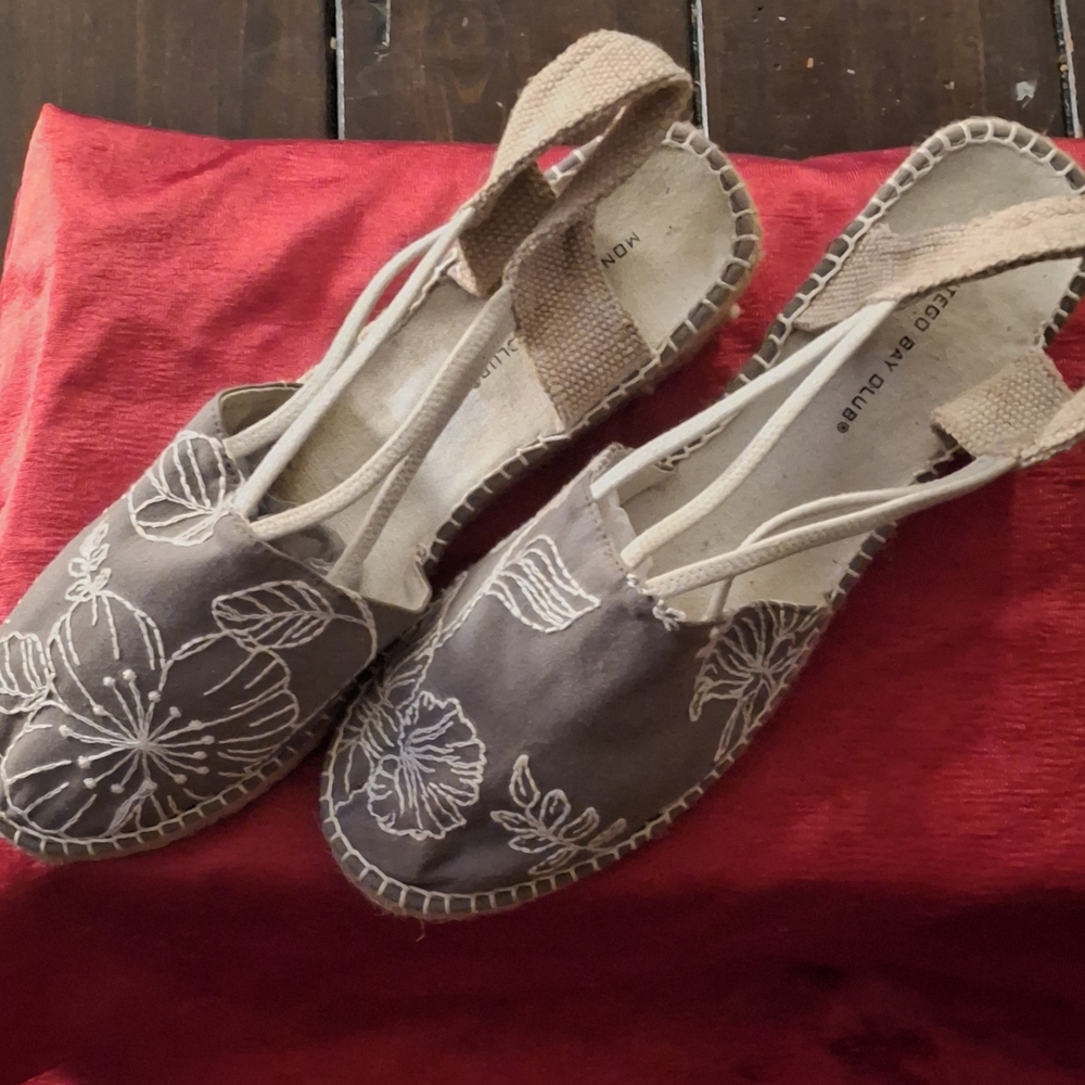 Montego Bay Club Brown Espadrilles with Rope Soles